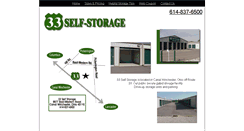 Desktop Screenshot of 33selfstorage.com
