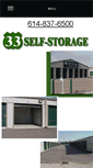 Mobile Screenshot of 33selfstorage.com
